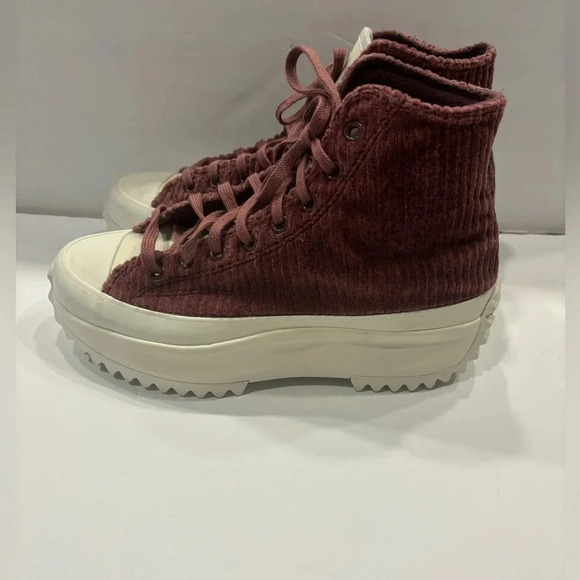 Converse - Unisex Run Star Hike Platform Striped Knit High Top Shoes - Picture 2 of 7